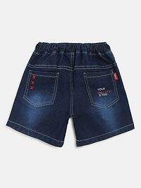 Stylish Cotton Blue Denim Shorts For Boys-thumb2