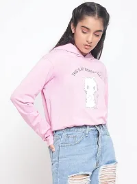 Li'l Tomatoes Girls Cotton Hoodies Sweatshirt Tops Pink-thumb3