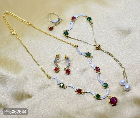 Multicoloured Alloy Jewellery Sets For Women-thumb0