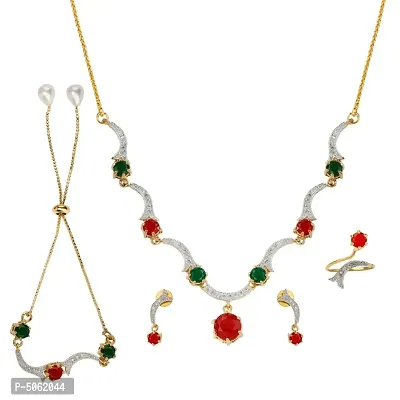 Multicoloured Alloy Jewellery Sets For Women-thumb5