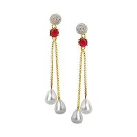 Beautiful Red Alloy Jewellery Sets For Women-thumb1