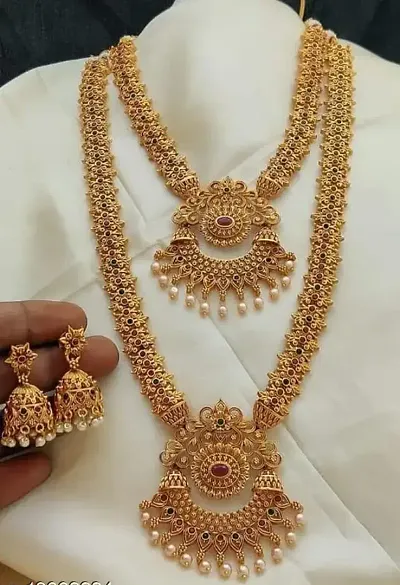 Gold Plated Alloy Necklace Set Combo