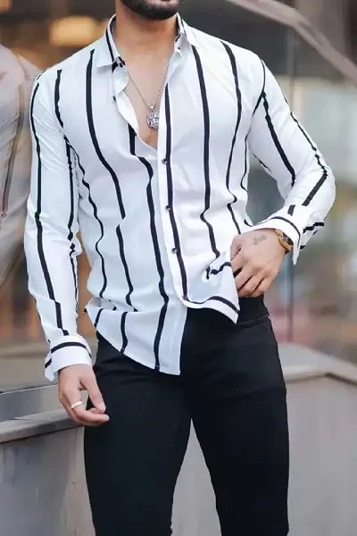 Stylish Cotton Long Sleeves Casual Shirt For Men