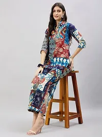 Contemporary Multicoloured Cotton Printed Co-Ords Sets For Women-thumb2