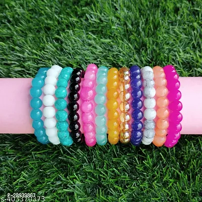 Multi Color Stone Bracelet For Girls