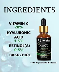 Urbaano Herbal Vitamin C Face Cream (50gm) and 20% Vitamin C Face Serum with Niacinamide  Hyaluronic Acid (30ml) -Combo Pack-thumb4