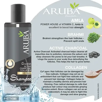 Aruba Essentials Activated Charcoal Collagen Shampoo-thumb3