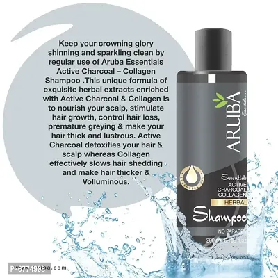 Aruba Essentials Activated Charcoal Collagen Shampoo-thumb2