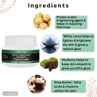 Urbaano Herbal Herbal Glow Ageless Frusheen Cream with Fruits Extract for Nourishing, Youthful Glow-thumb2