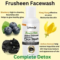 Urbaano Herbal 30% Peeling Solution  Frusheen Sulphate Free Detox Charcoal Face Wash (30ml+200ml) Combo-thumb2