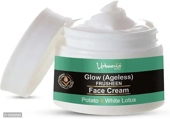 Urbaano Herbal Herbal Glow Ageless Frusheen Cream with Fruits Extract for Nourishing, Youthful Glow