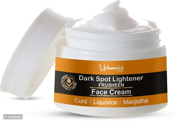 Urbaano Herbal Herbal Dark Spot Lightener Frusheen Cream with Fruits Extract for Acne Scars  Tan