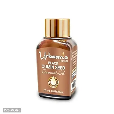 UBRAANO HERBAL Black Cumin Seed Essential Oil For face, Skin, Hair, Aroma  Theraputic Grade (100% Undiluted-No Additive-Attractive Gift Pack) - 20 ml