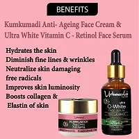 Urbaano Herbal Anti Aging Face Cream (50gm) and 20% Vitamin C Face Serum with Niacinamide  Hyaluronic Acid (30ml) -Combo Pack-thumb3