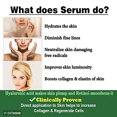 Urbaano Herbal Vitamin C - 20%, Niacinamide 2%, HA 1.5%  Retinol (Vit A) 0.5% 30ml Face Serum for Glowing Skin| A Stable  Effective Skin Brightening  Anti aging Serum For Women  Men With Face Wash-thumb5