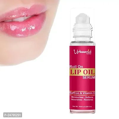 Urbaano Herbal Lip Serum Oil for Dark, Dry, Pigmented and Chapped Lips Men, Women  Teenagers - Hydrate lips, restores Lip Naturally - 10ml