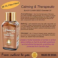 UBRAANO HERBAL Black Cumin Seed Essential Oil For face, Skin, Hair, Aroma  Theraputic Grade (100% Undiluted-No Additive-Attractive Gift Pack) - 20 ml-thumb2