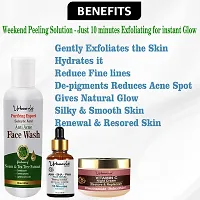 Urbaano Herbal De Tan Facial Kit- AHA Peeling Serum, Vitamin C Night Cream, Neem, Tea Tree Face Wash (30ml+50gm+100ml)-thumb2