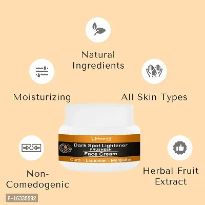 Urbaano Herbal Herbal Dark Spot Lightener Frusheen Cream with Fruits Extract for Acne Scars  Tan-thumb3