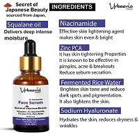 Urbaano Herbal 10% Niacinamide Serum for Acne Marks, Blemishes  Aging Skin with Zinc PCA, Natural Olive Squalane  Rice Water For Men  Women - 30ml-thumb1