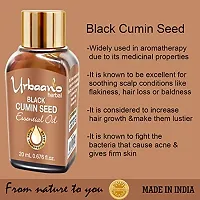 UBRAANO HERBAL Black Cumin Seed Essential Oil For face, Skin, Hair, Aroma  Theraputic Grade (100% Undiluted-No Additive-Attractive Gift Pack) - 20 ml-thumb1