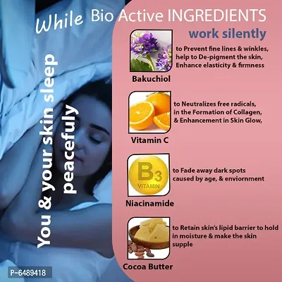 Urbaano Herbal Vitamin C Night Cream Replenish with Natural Bakuchiol (Retinol) and Niacinamide-thumb5