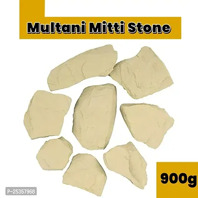 Goodly 100% Pure Natural Multani Mitti Stone For Face Pack And Hair Pack 900Gm-thumb0