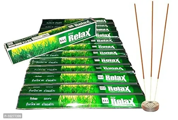 Premium Quality Mosquito Incense Stick Killer Neem Fragrance With Free Ceramic Agarbatti Stand 120 Sticks In One Box-thumb0