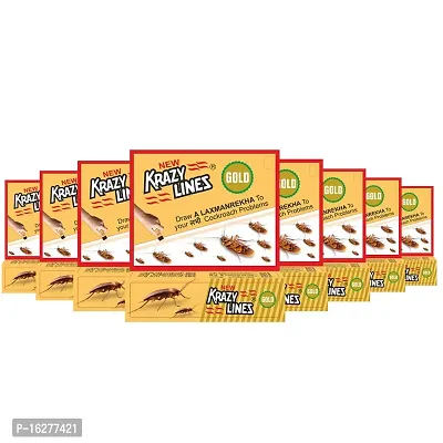 Premium Quality Gold Chalk Protect From Cockroach (Pack Of 8)