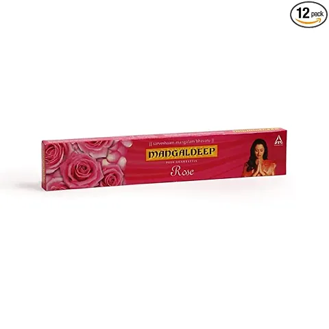 Premium Quality Rose Agarbatti 168-Incense Sticks For Mosquito