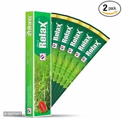 Premium Quality Mosquito Agarbatti Stick Herbal Relax Citronella (1 Box - Packet 12 With 120 Sticks)