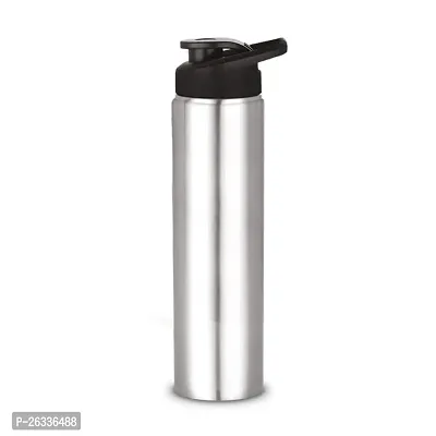 ERcial? Stainless Steel Water Bottle, Fridge Bottle (Pack of 1) 1 Litre (SIPPER)-thumb0