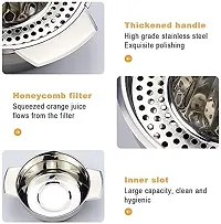 ERcial? Stainless Steel Citrus Squeezer Stainless Steel Hand Juicer For Orange  Lemon-thumb2