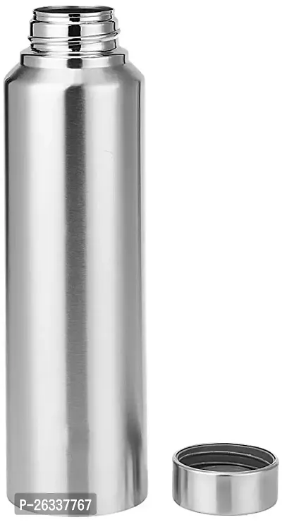 ERcial? Stainless Steel Water Bottle, Fridge Bottle (Pack of 1) 1 Litre (Blitz)-thumb0