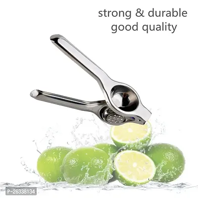 ERcial? Pure Stainless Steel Lemon Squeezer for kitchen (Silver)-thumb5