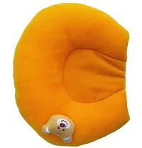 ERcial? Mustard Seeds (Rai) Pillow Cotton,Baby Head U-Shaping Takiya Detachable Mustard/Rai Seed Pouch for Easy Washing Feeding  Nursing Baby Neck Pillow (0-9 Months) (Pack of 1) (Yellow)-thumb3