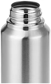 ERcial? Water Bottle with Fruit Fork Set of 6, Stainless Steel (Bottle 1 L)-thumb4