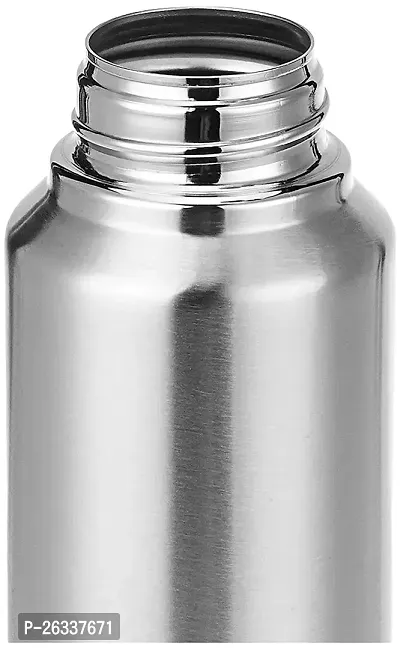 ERcial? Water Bottle with Fruit Fork Set of 6, Stainless Steel (Bottle 1 L)-thumb5