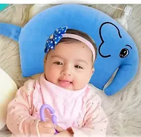 ERcial? Rai Mustard Seeds Pillow, Elephant Shaping Baby Pillow,Neck Support Pillow Gifting (Sky-Blue)-thumb1