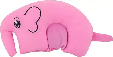 ERcial? Rai Mustard Seeds Pillow, Elephant Shaping Baby Pillow,Neck Support Pillow Gifting (Pink) 0-12 Months-thumb4
