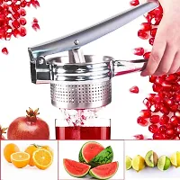 ERcial? Masher Stainless Steel Fruit, Vegetable  Food Masher and Juicer Best for - Orange Apple Watermelon uice Squeezer, Potato  Rice Masher (Pack of 1)-thumb1