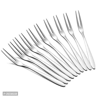 ERcial? Stainless Steel Forks Set for Dining Table, Dinner Fork,12 Pieces