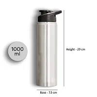 ERcial? Stainless Steel Water Bottle, Fridge Bottle (Pack of 1) 1 Litre (SIPPER)-thumb3