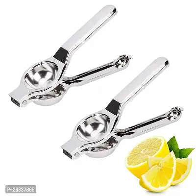 ERcial? Pure Stainless Steel Lemon Squeezer for kitchen (Silver)