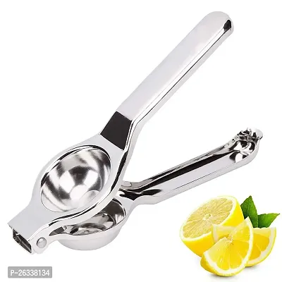 ERcial? Pure Stainless Steel Lemon Squeezer for kitchen (Silver)-thumb0