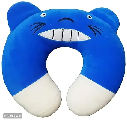 ERcial? New Born Baby Soft Neck Pillow for Head Shaping Baby (0-18 Month) (Teethy) (Royal Blue) Velvet