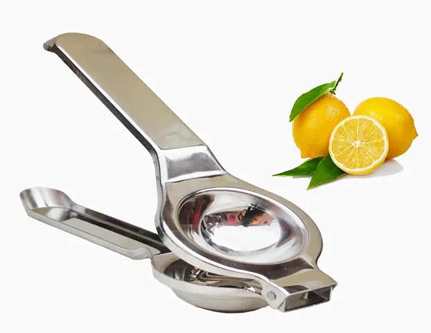 MAPPERZ Lemon Squeezer Steel Polish/ Nimbu Presser for Kitchen Shikanji/ Lemon Juice Extractor