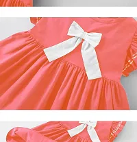 Fabulous Cotton Multicoloured Solid Frocks For Girls Pack of 2-thumb3