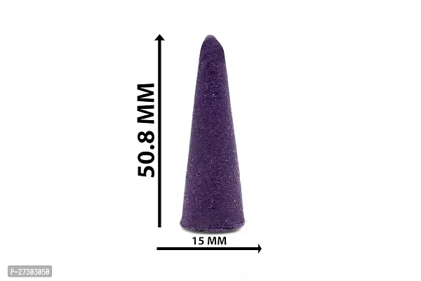 Sogra Series Premium Lavender Dhoop Cones For Pooja, Charcoal Free And Low Smoke, Natural Fragrance, Pack Of 1, 150 Gms-thumb2