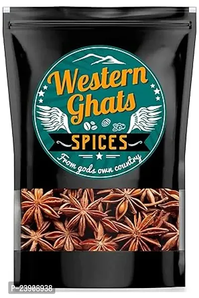 Western Ghats-Kerala Organic Exotic Spices (Star Anise (Chakri Phool), 50Gm-thumb0